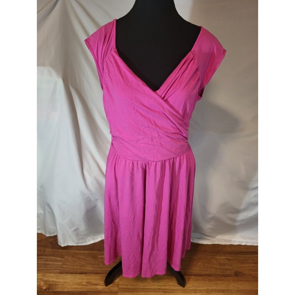 Garnet‎ Hill Solid Pink Size M Cocktail Dress